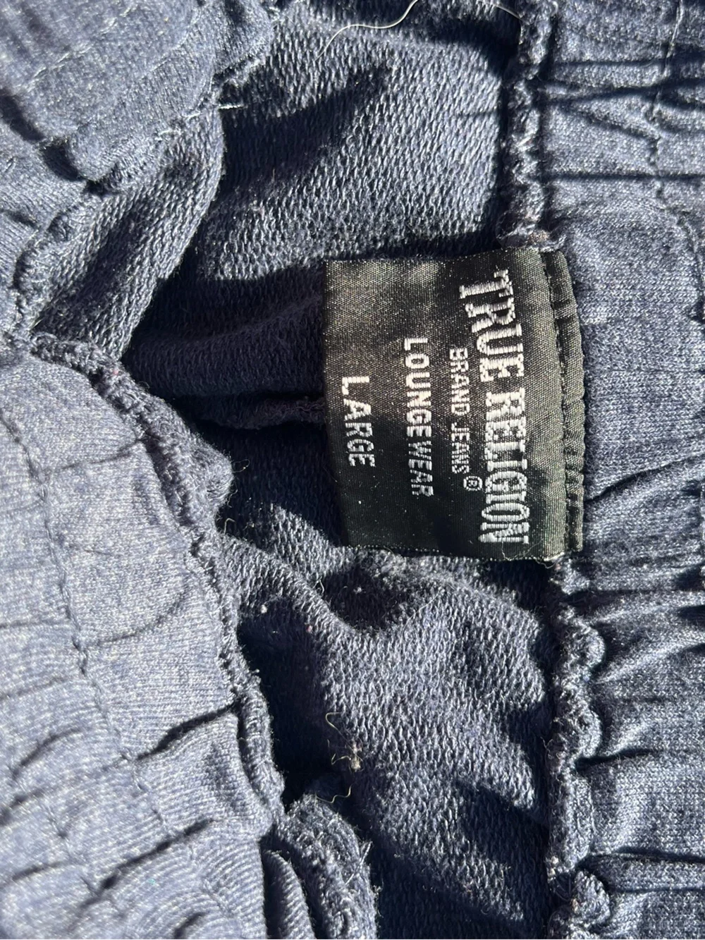 True Religion Navy Joggers